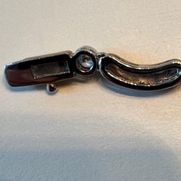 Vintage, elegant 22K gold plated necklace with crystals - Picture 5 of 5